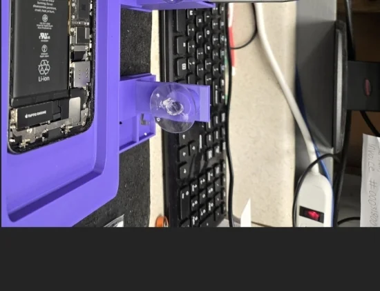 Подставка для ремонта телефонов с держателем инструментов и винтов