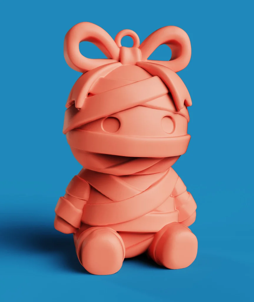 Милая фигурка мумии в стиле Chibi