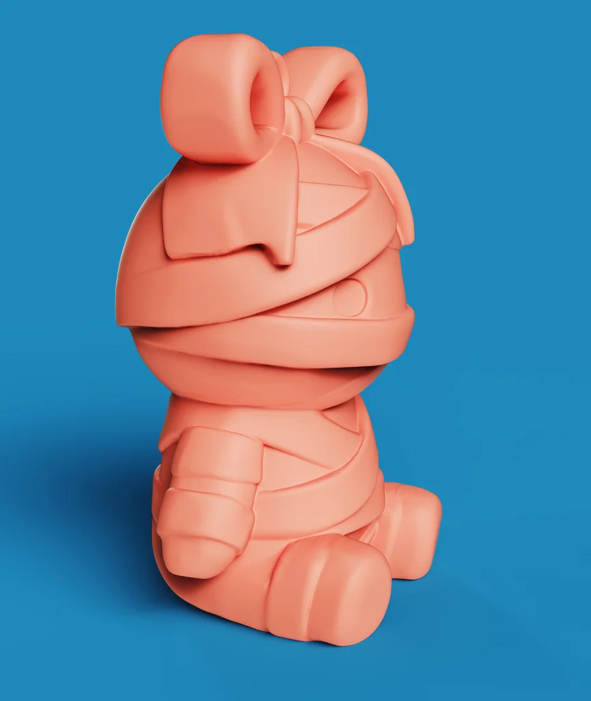 Милая фигурка мумии в стиле Chibi