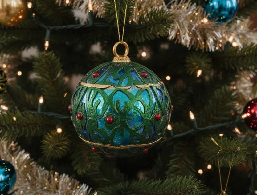 Элегантный барочный рождественский шар