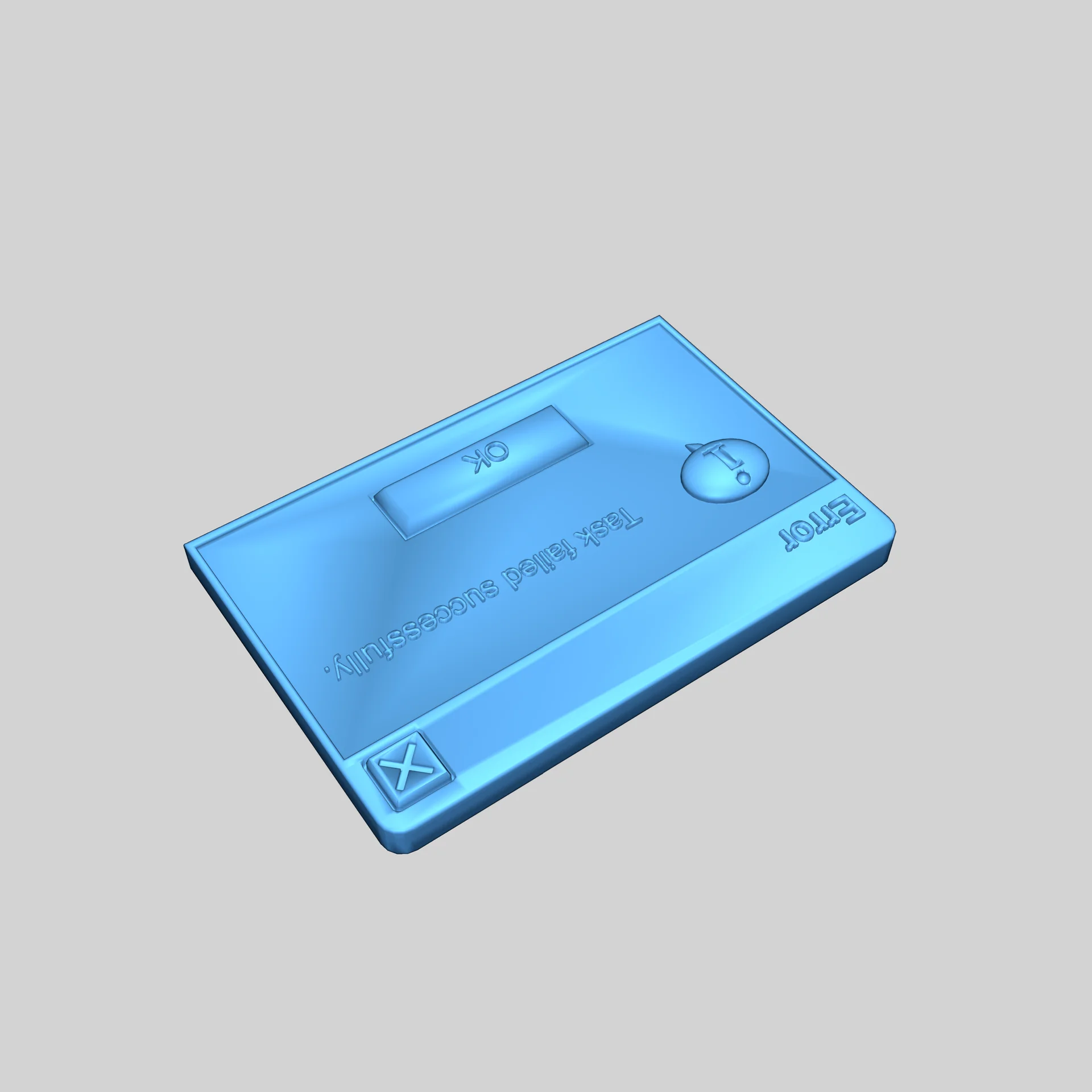 3D Модель: Задача выполнена успешно