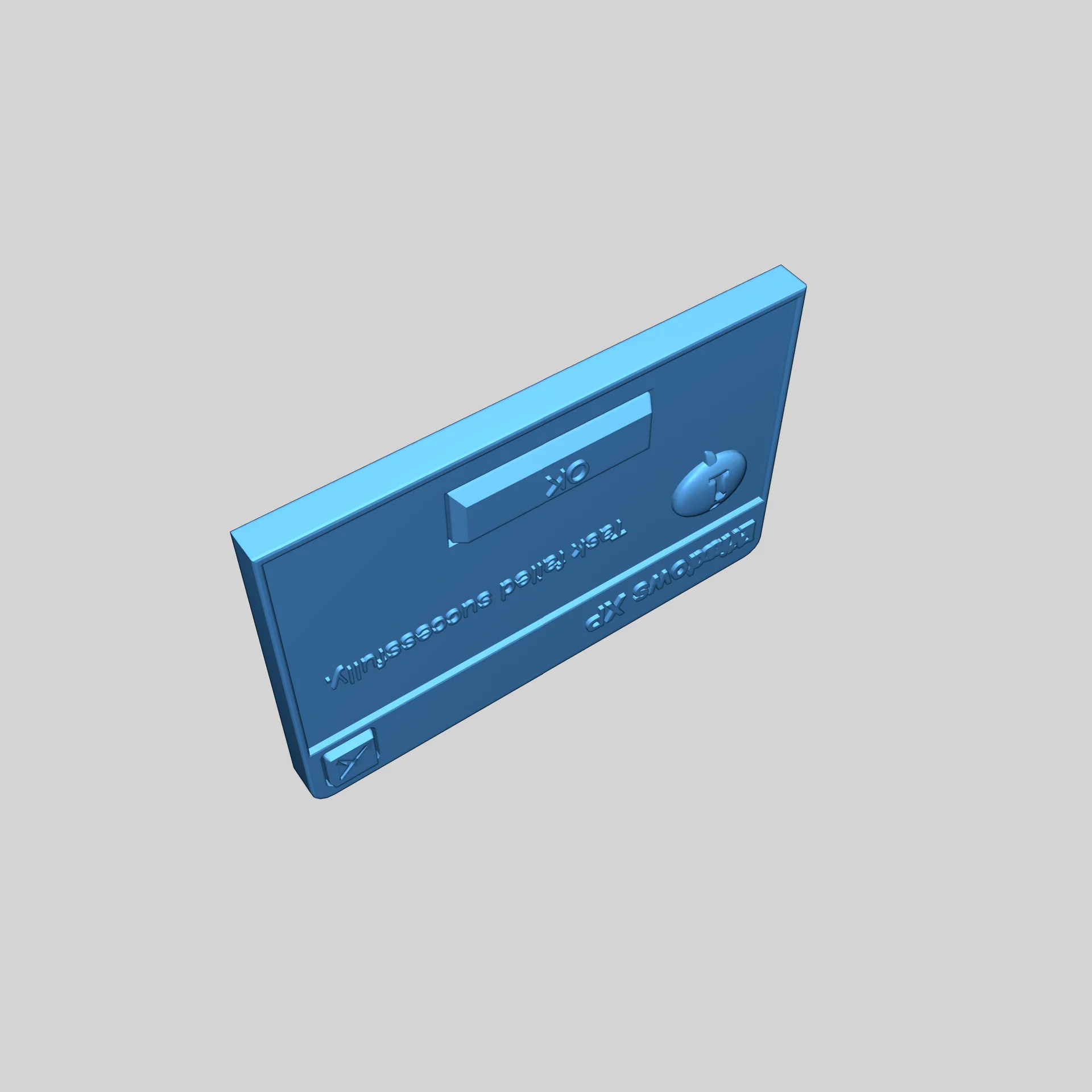 3D Модель: Задача выполнена успешно