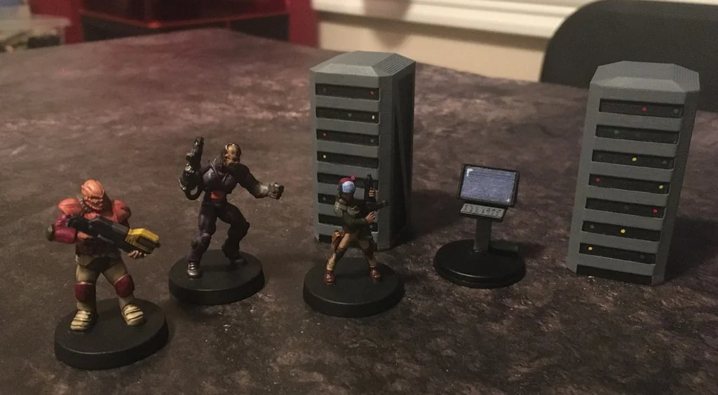 Уличные терминалы в стиле киберпанк