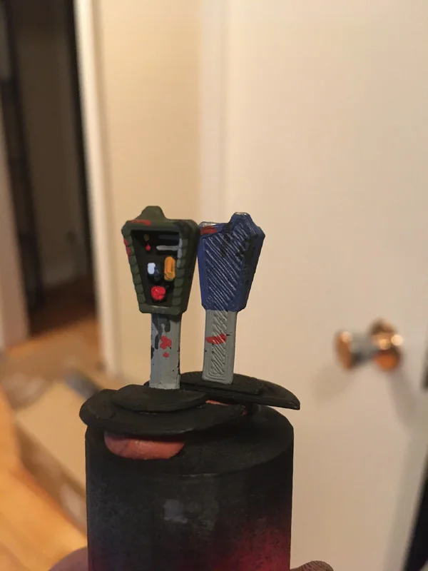 Уличные терминалы в стиле киберпанк