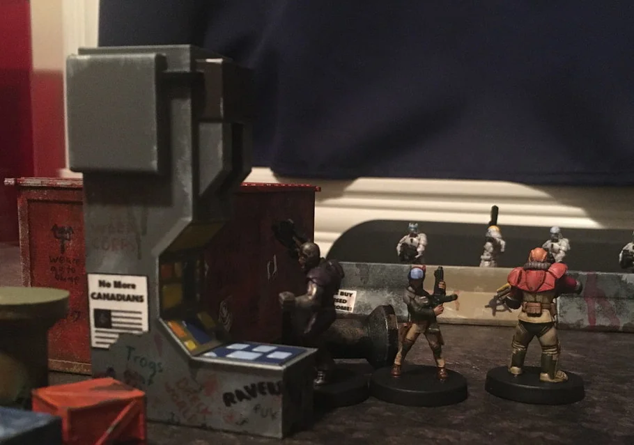 Уличные терминалы в стиле киберпанк