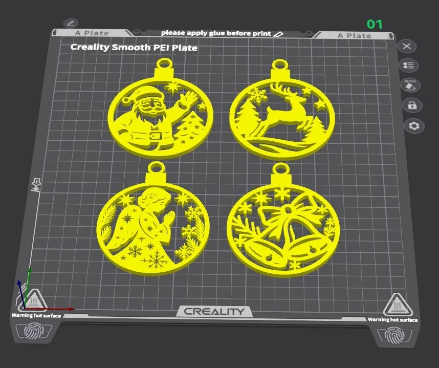 Множественные рождественские шарики