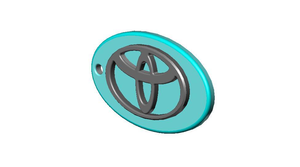 Простые небольшие весы для ключей Toyota