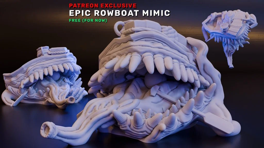 Модель: Челнок и Мимик Челнока (DND / TTRPG)