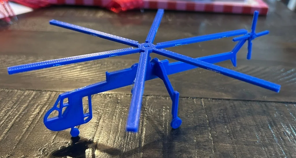 Модель вертолета Sikorsky Skycrane