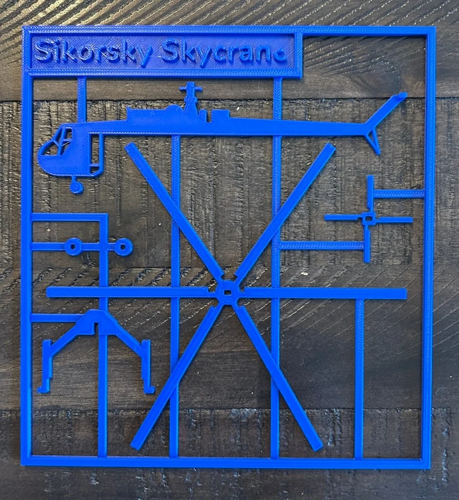 Модель вертолета Sikorsky Skycrane