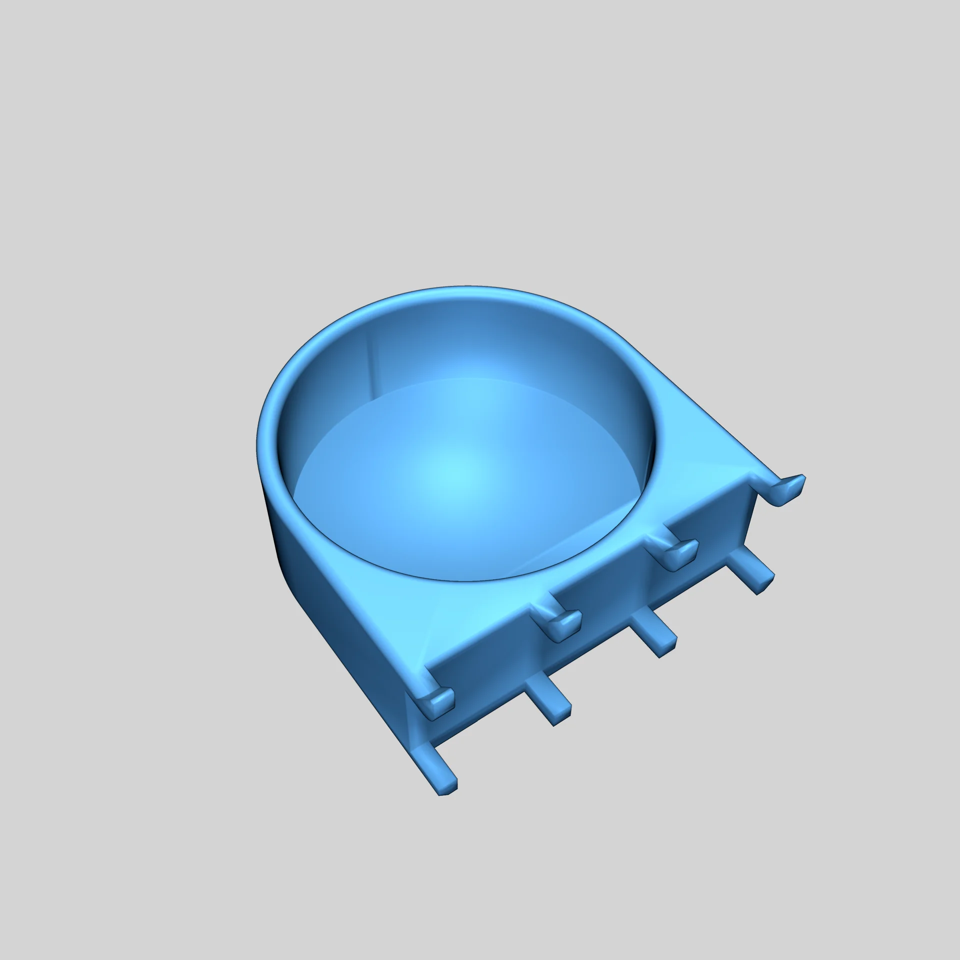 Держатель для баллонов на перфорированной панели 70mm