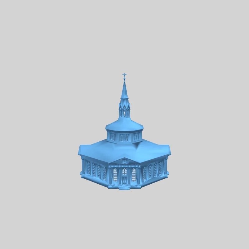 Церковь Сьялевад - 3D модель для печати