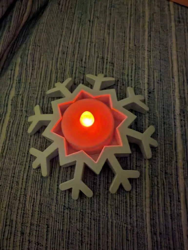 Светящийся снежинка - LED рождественское украшение