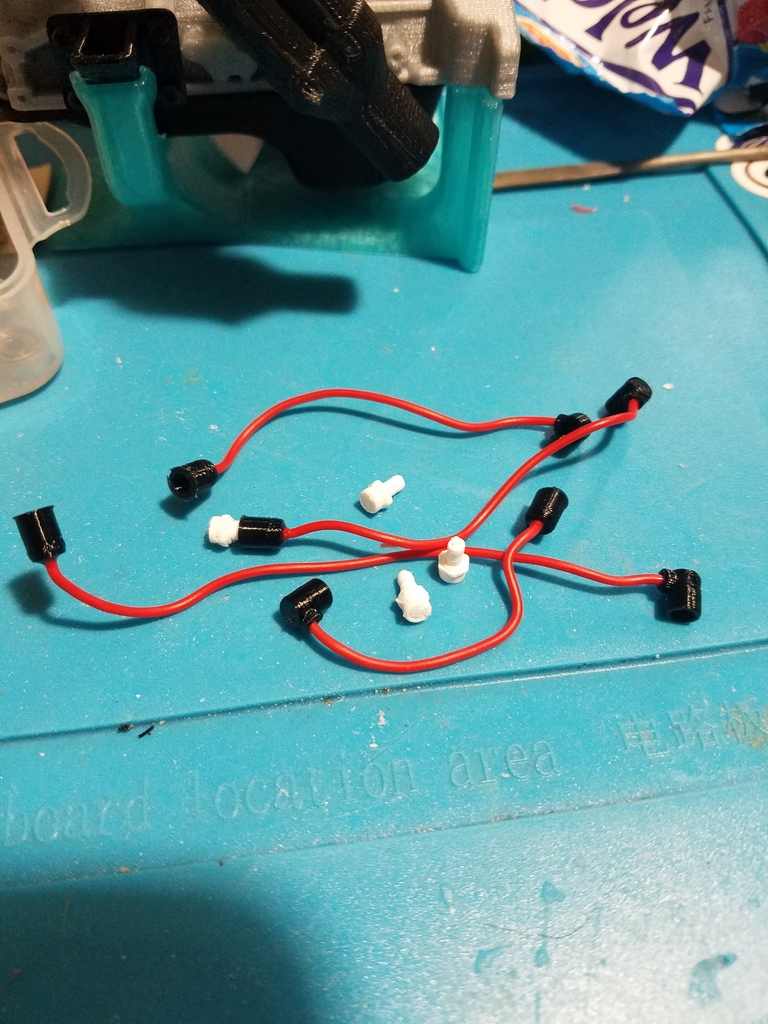 3D-модель Toyota 22RE двигателя (1/10 масштаб)