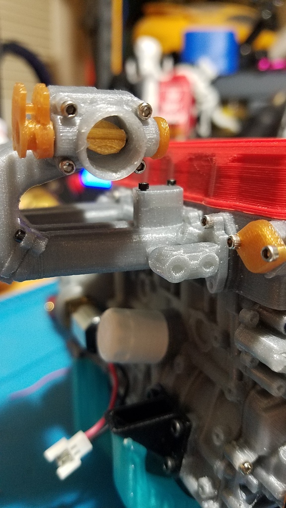 3D-модель Toyota 22RE двигателя (1/10 масштаб)