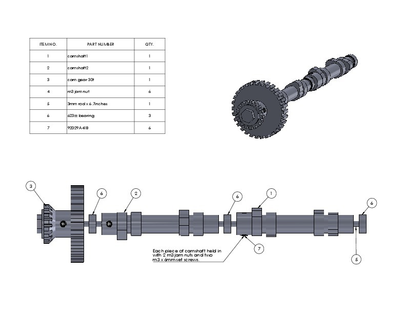 3D-модель Toyota 22RE двигателя (1/10 масштаб)