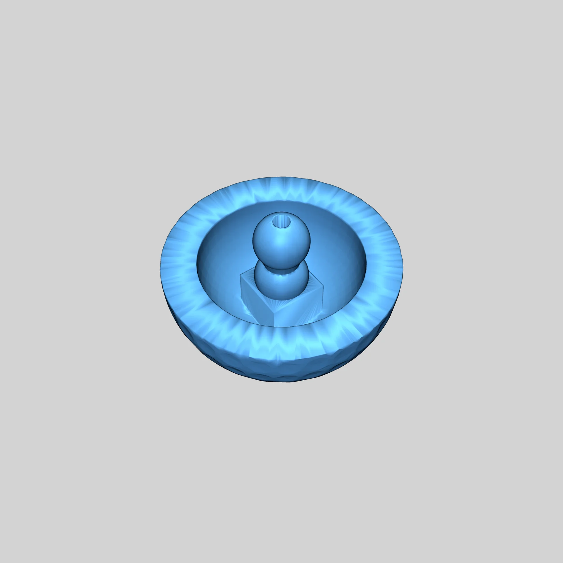 Модель для раздельного и соединяемого гольфового мяча