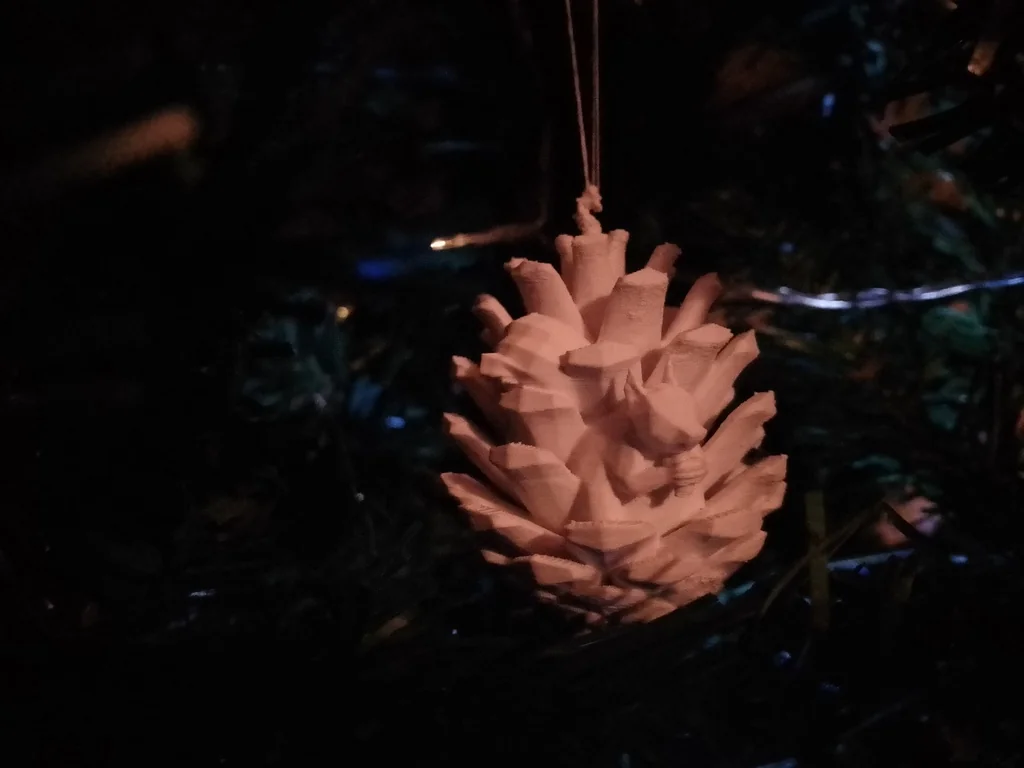 Сова в шишке - новогодняя игрушка