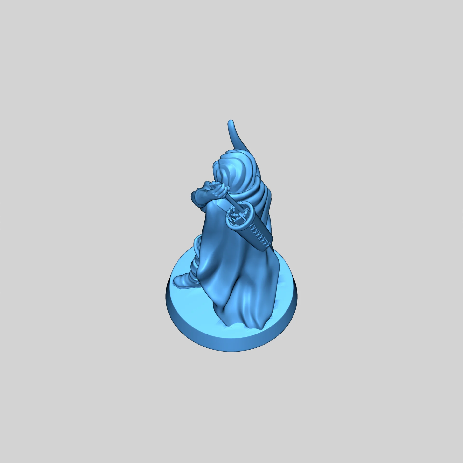 Миниатюра человека-следопыта без поддержек