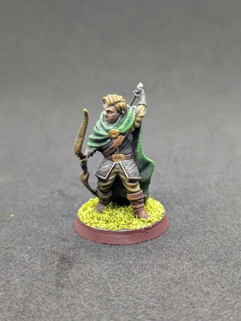 Миниатюра человека-следопыта без поддержек