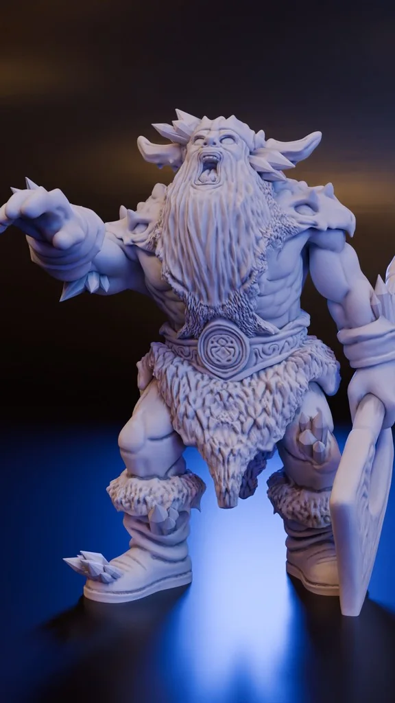 Модель Ледяного Гиганта Зомби для DND