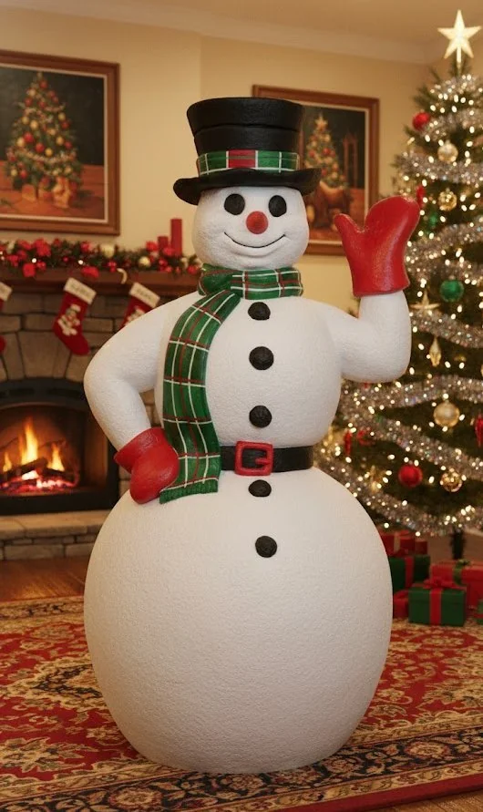 Снежный человек Фрости - Стиль фильма "Рождество с Кранками"