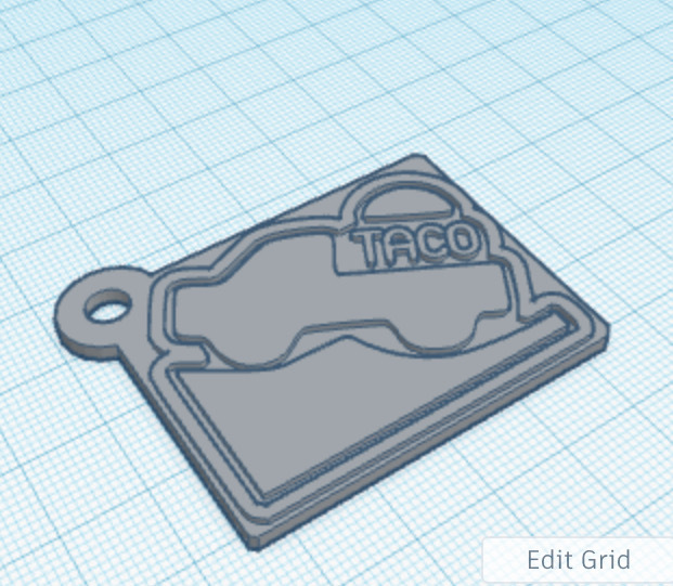 Ключница с логотипом грузовика Toyota Tacoma