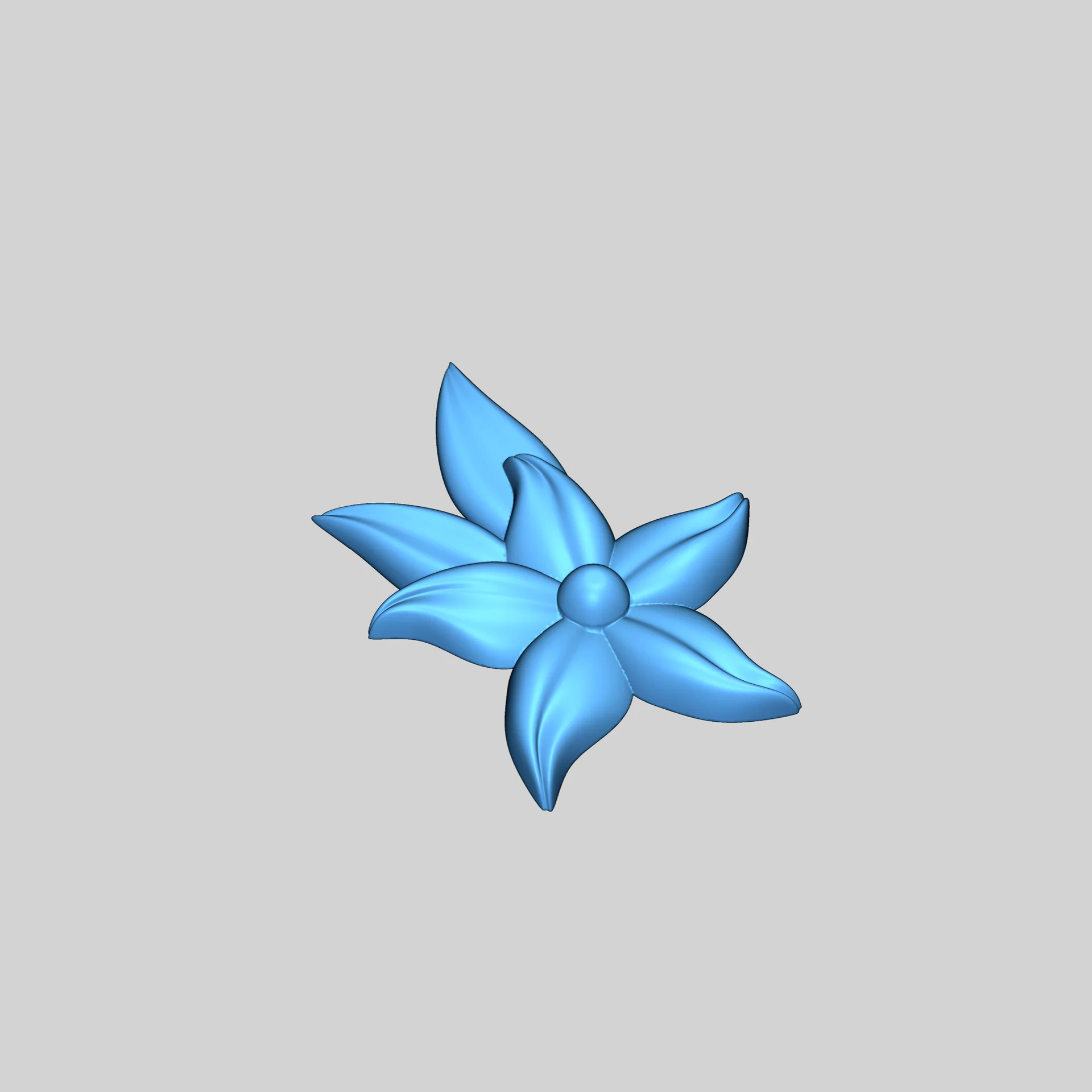 Кластер цветов - 3D-модель