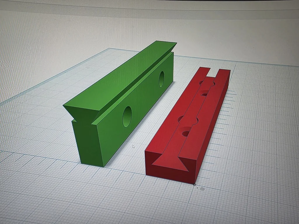 Крепёжная планка с пазом