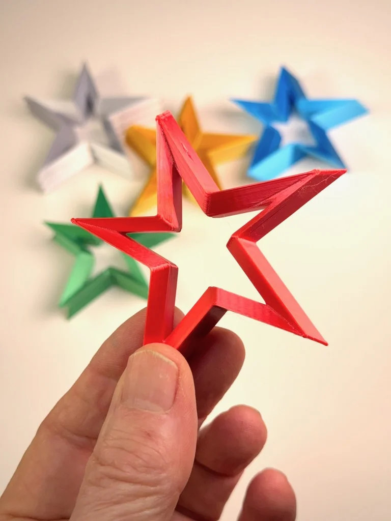 3D Модели Рождественских Звёзд