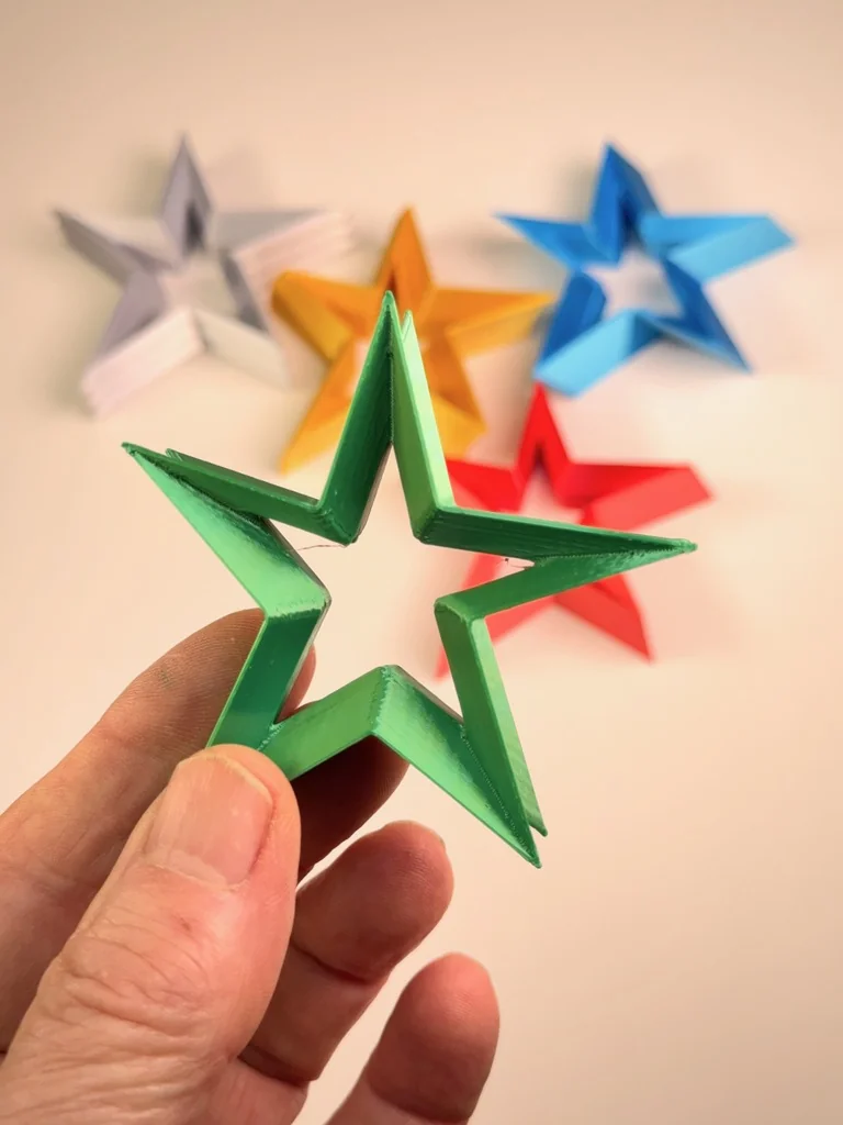 3D Модели Рождественских Звёзд