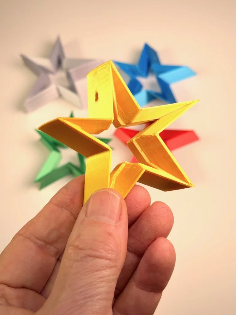 3D Модели Рождественских Звёзд