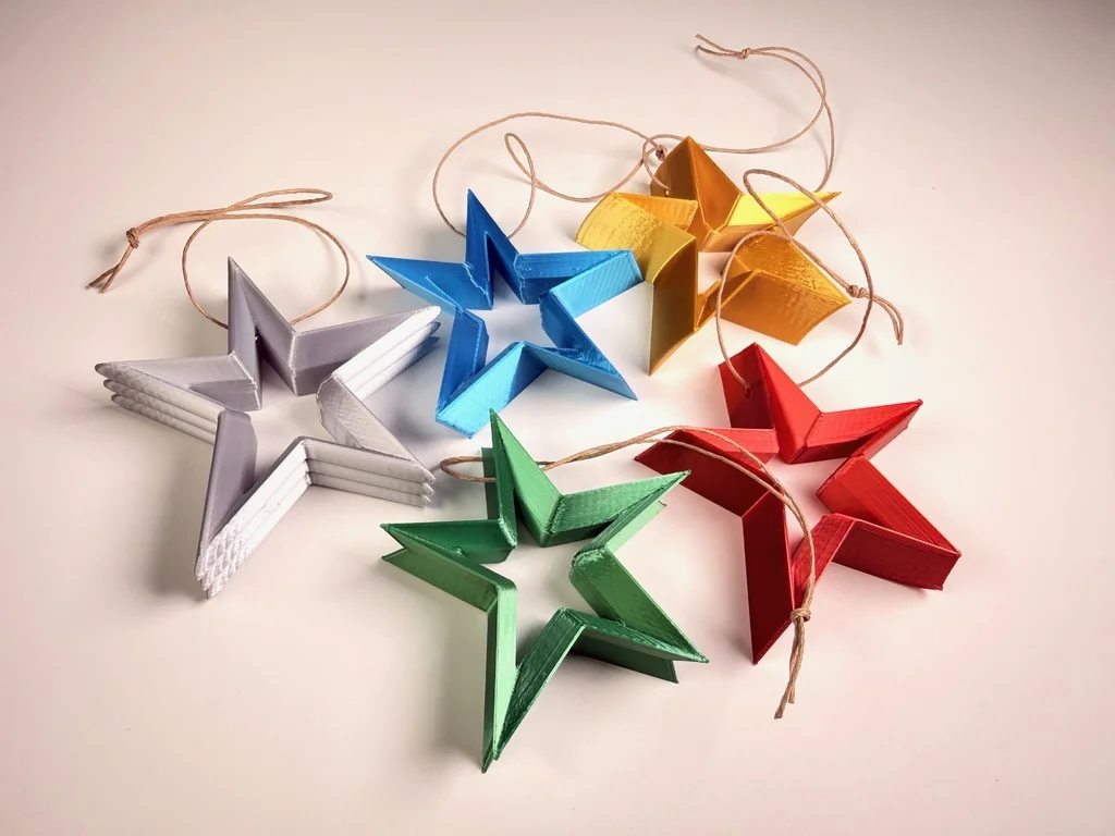 3D Модели Рождественских Звёзд