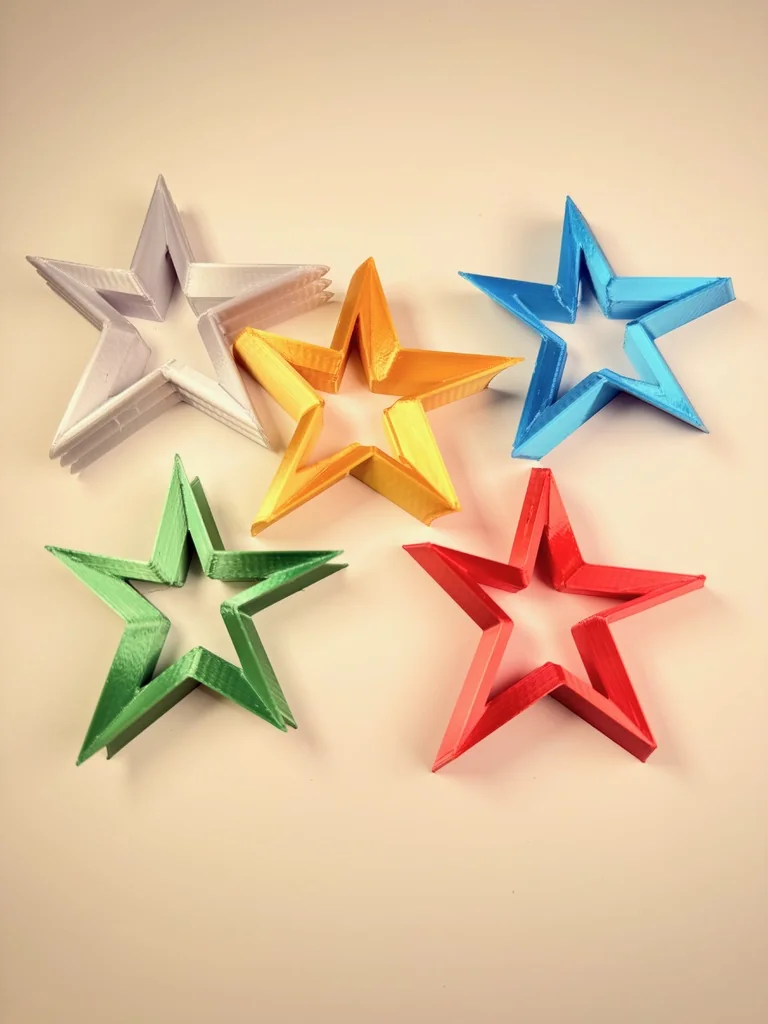 3D Модели Рождественских Звёзд