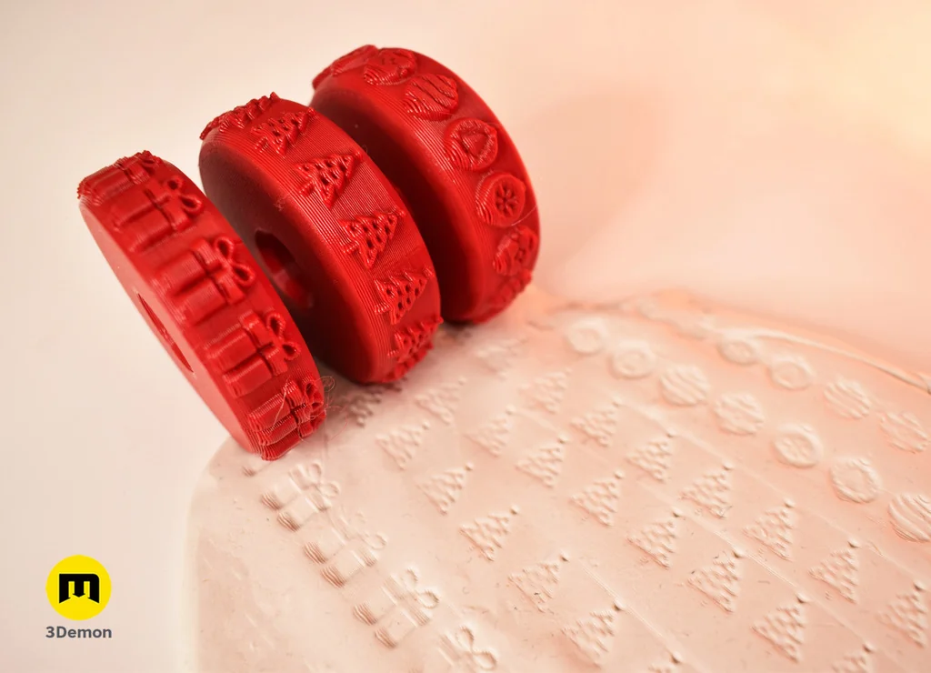 Штампы для глины - Рождественские узоры