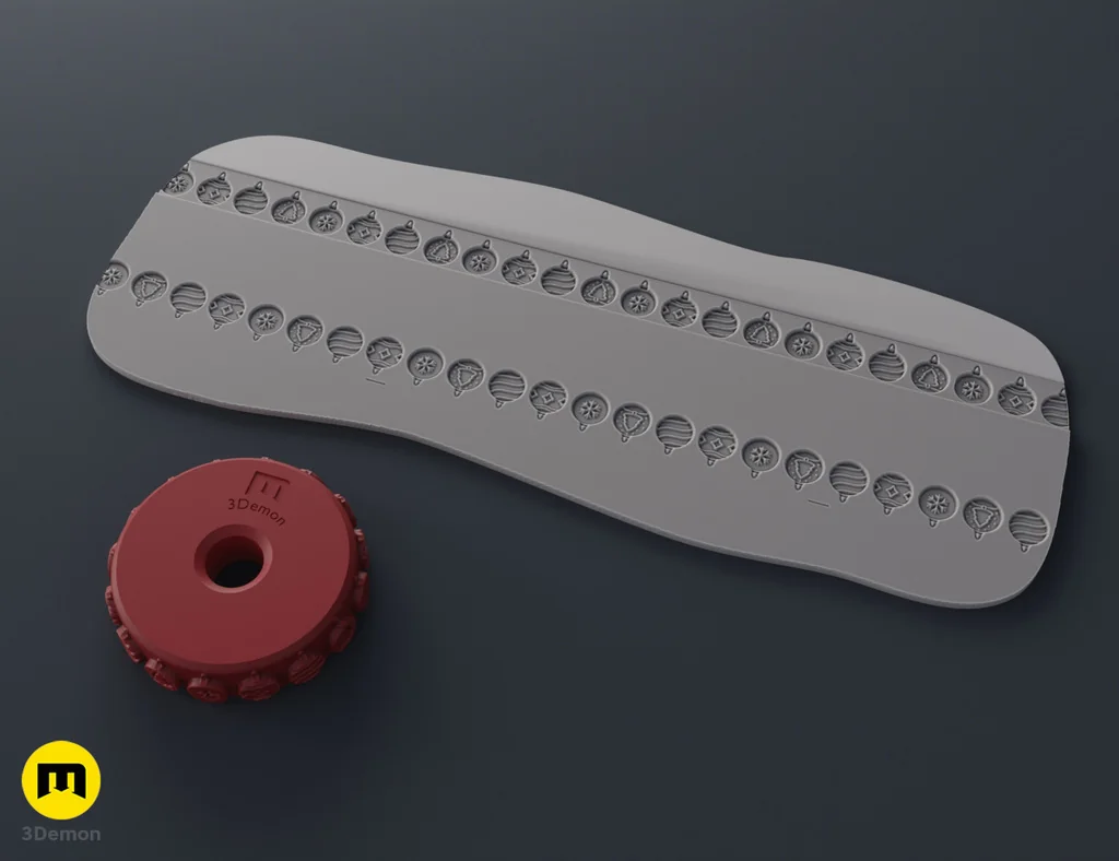 Штампы для глины - Рождественские узоры