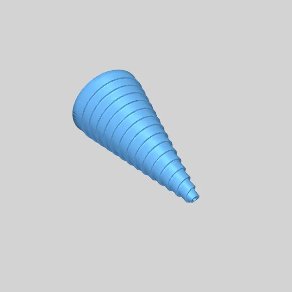 3D Модель Рождественской Елки с WS2812 LED