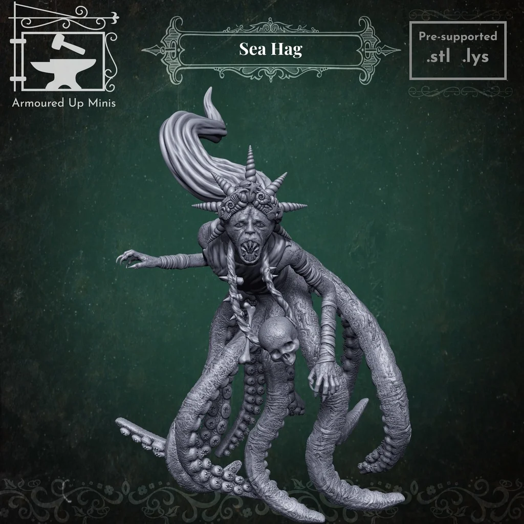 Миниатюра Sea Hag для ролевых игр