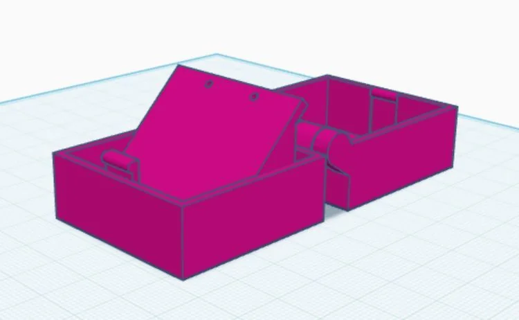 Коробка для серег с подставкой