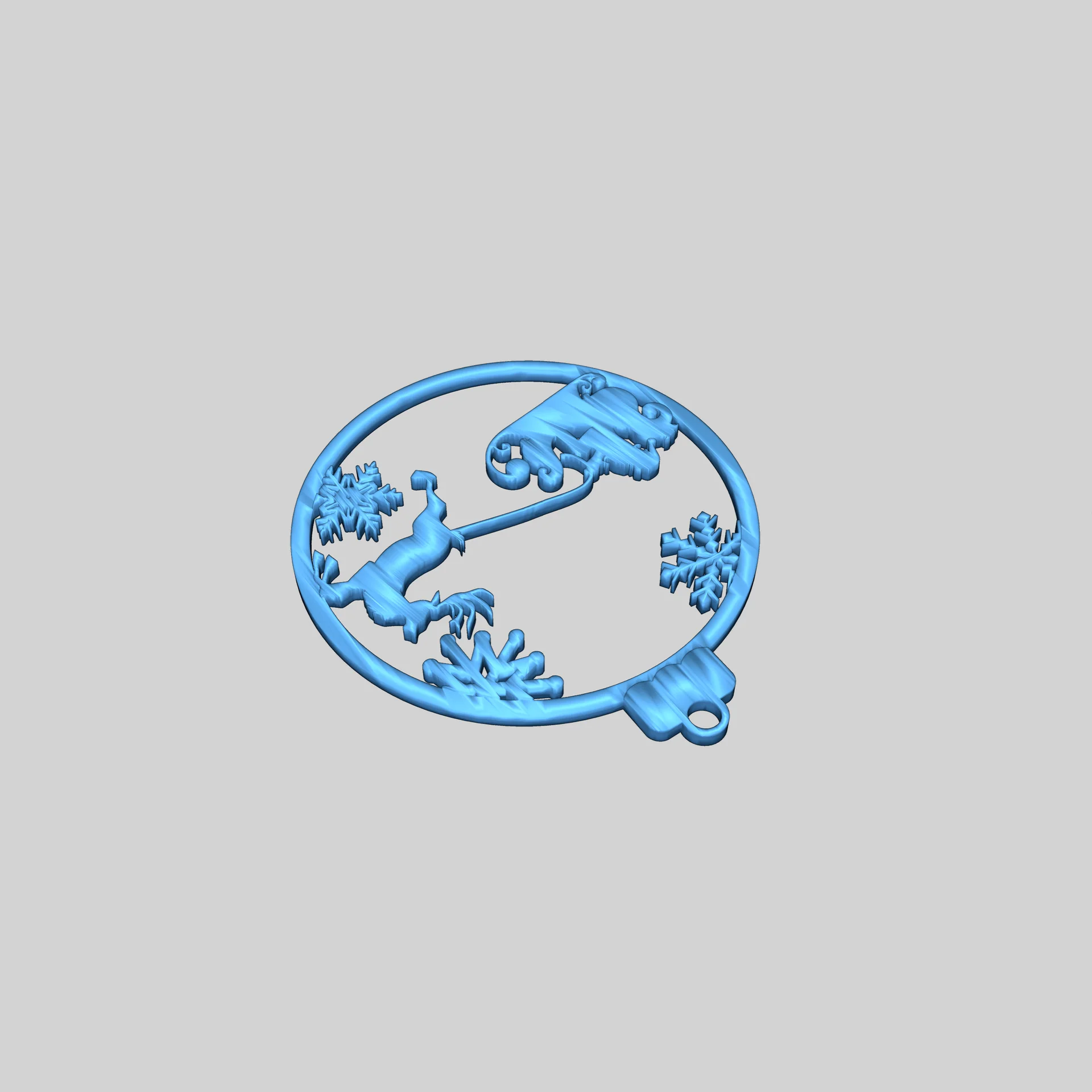 Украшение для елки Санта Клаус на санях