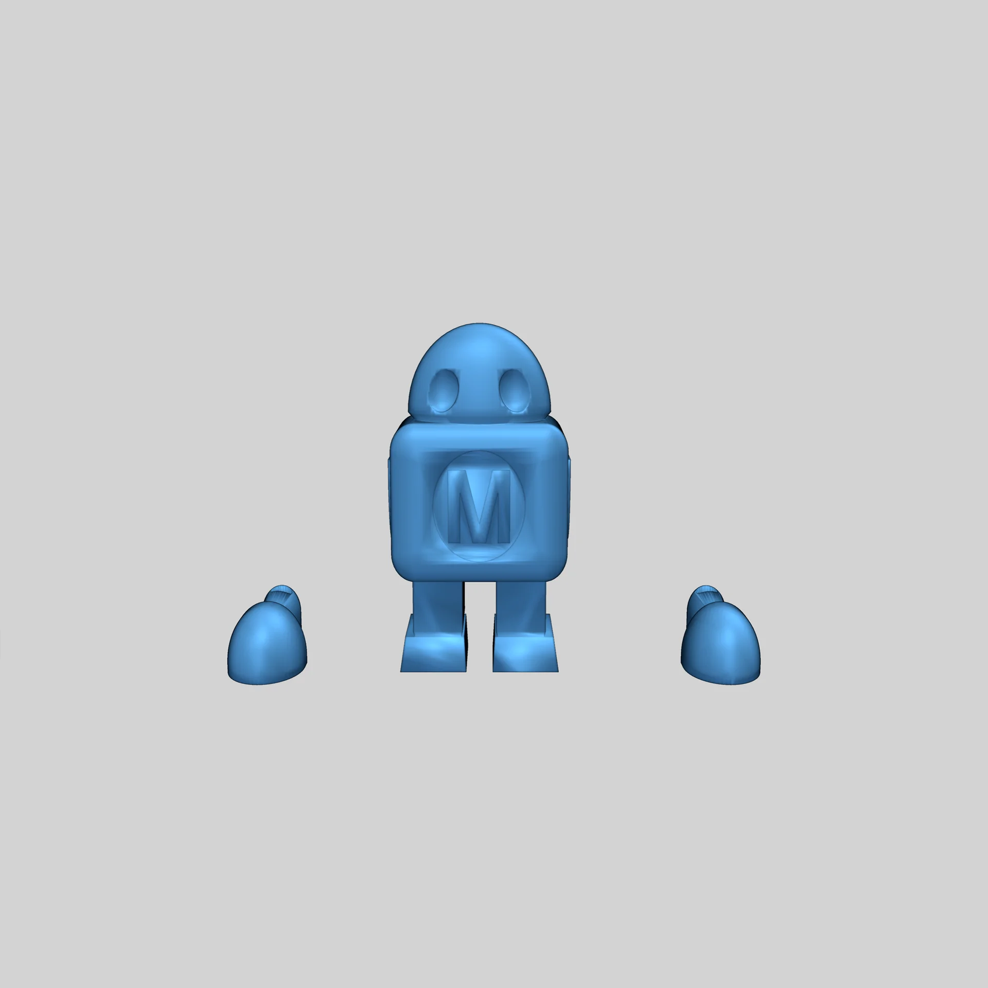 M27 Explorer: Робот с открывающейся дверью и движущимися элементами