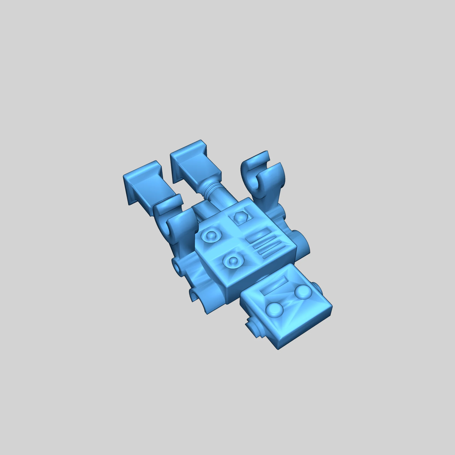 M27 Explorer: Робот с открывающейся дверью и движущимися элементами