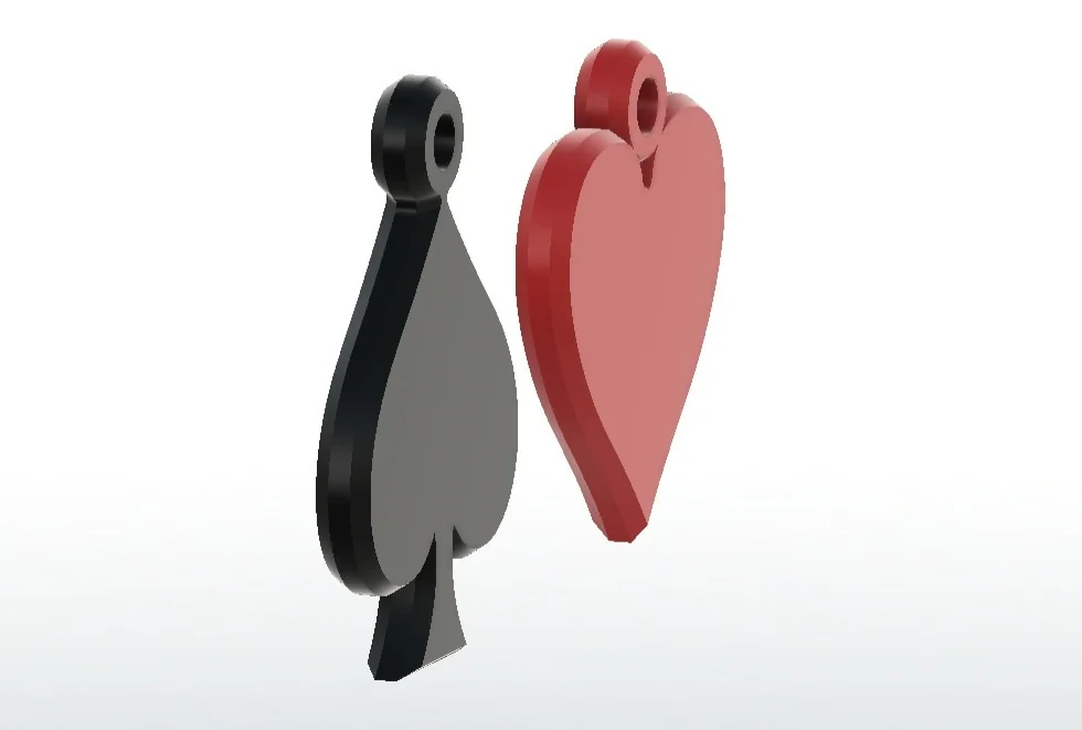 Игрушки для елки – Фигуры игральных карт