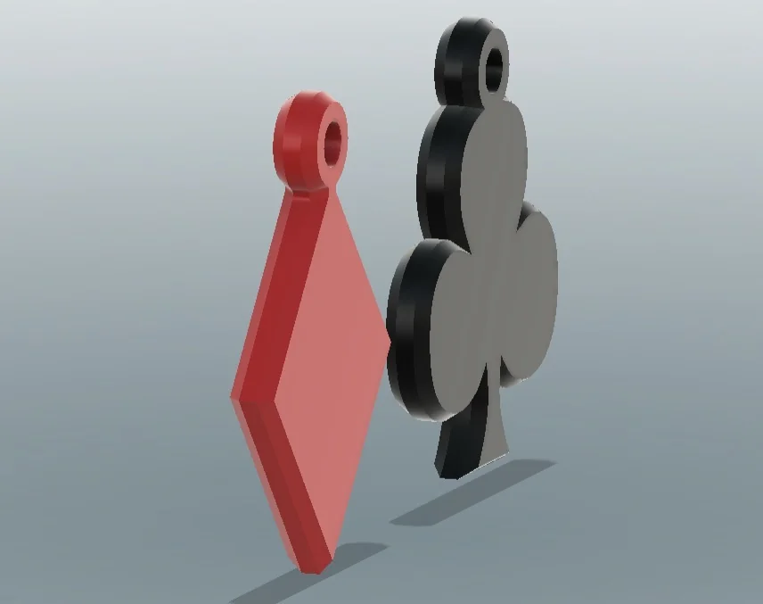 Игрушки для елки – Фигуры игральных карт