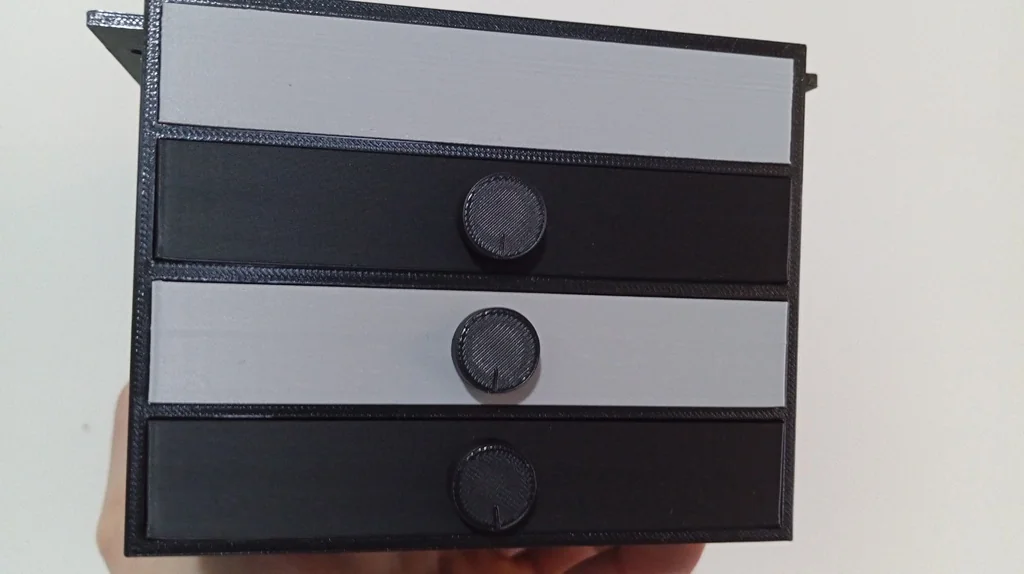 Компактный выдвижной ящик для аксессуаров 3D-печати