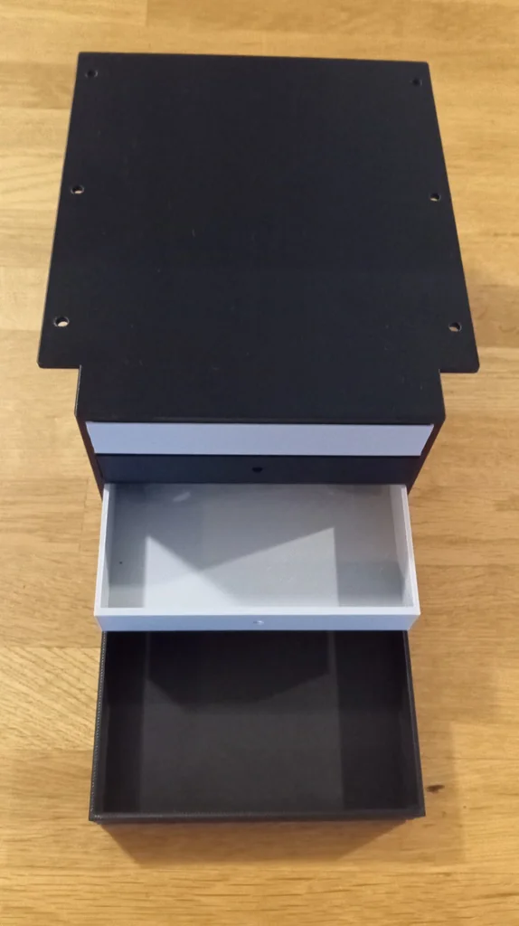 Компактный выдвижной ящик для аксессуаров 3D-печати