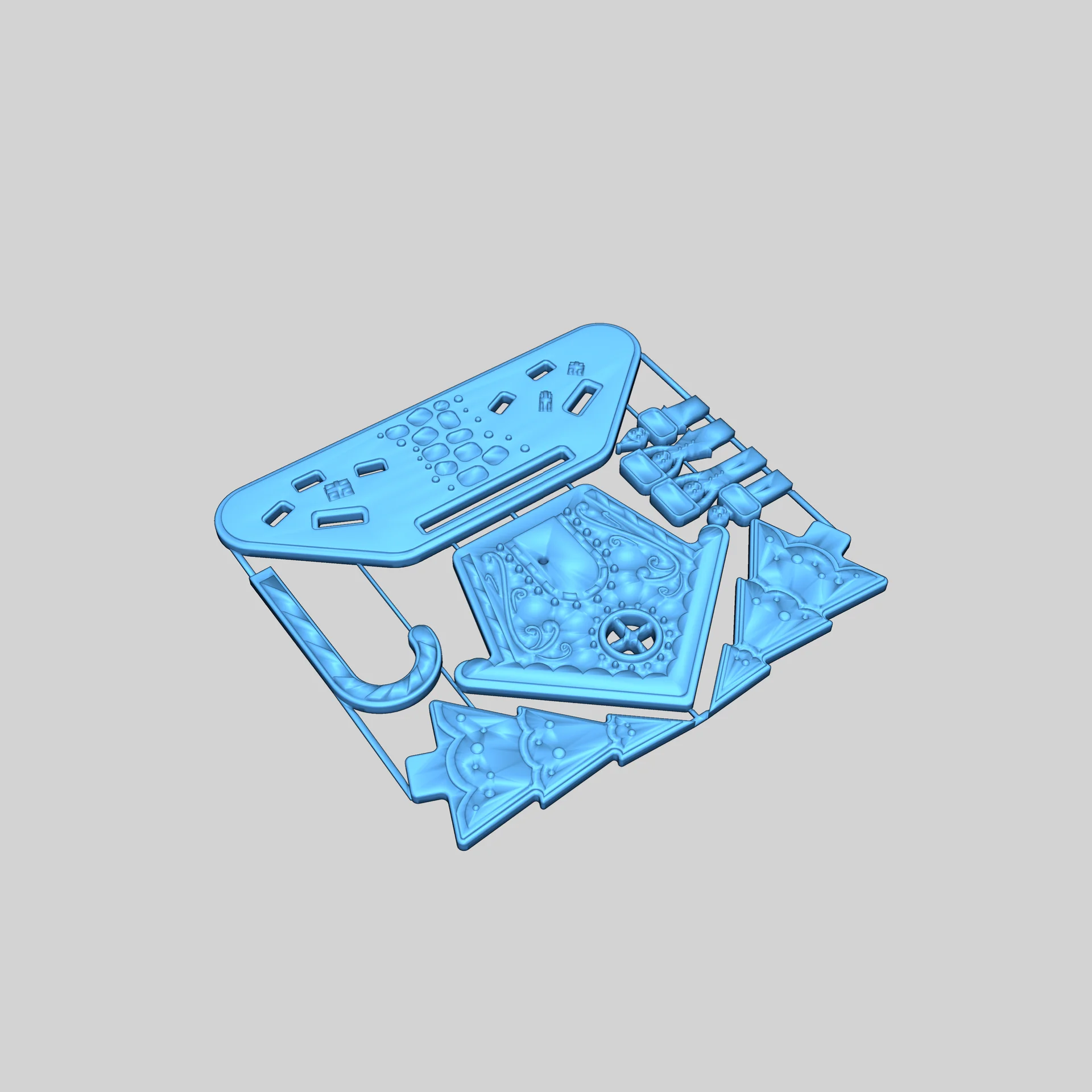 Набор украшений в виде пряничного домика