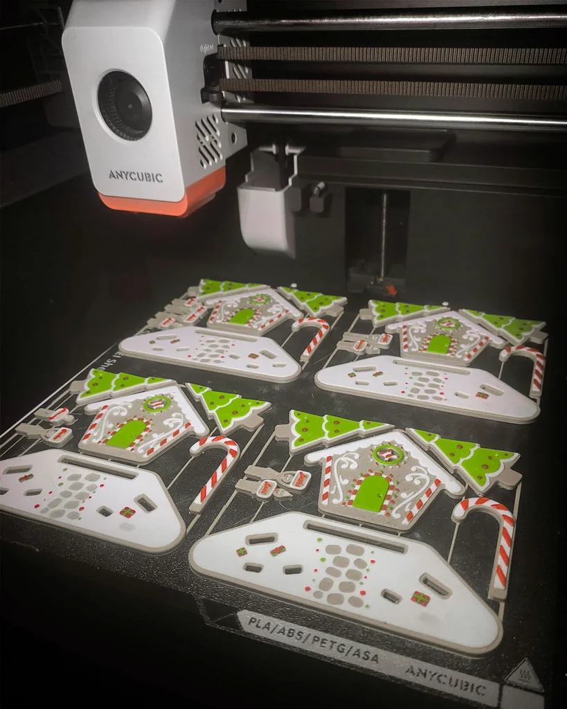 Набор украшений в виде пряничного домика