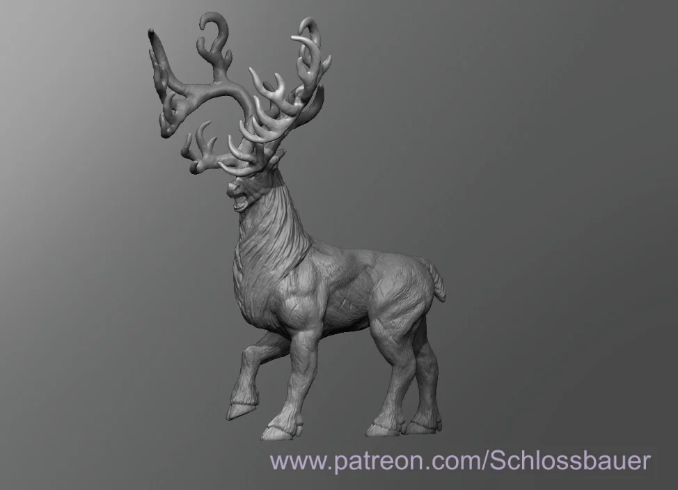 Свирепый северный олень