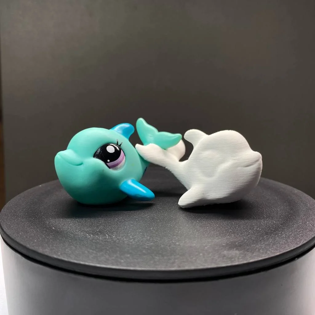 3D Модель Дельфина Little Pet Shop